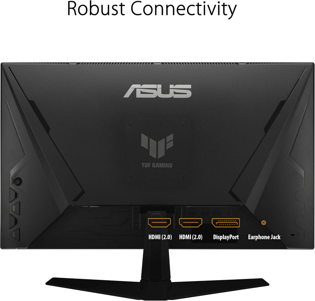 SUS TUF Gaming 24” (23.8 inch viewable) 1080P Monitor (VG249Q3A) - Full HD, 180Hz, 1ms, Fast IPS, Extreme Low Motion Blur, FreeSync Premium, Speakers, DisplayPort, HDMI, Variable Overdrive, 99% sRGB