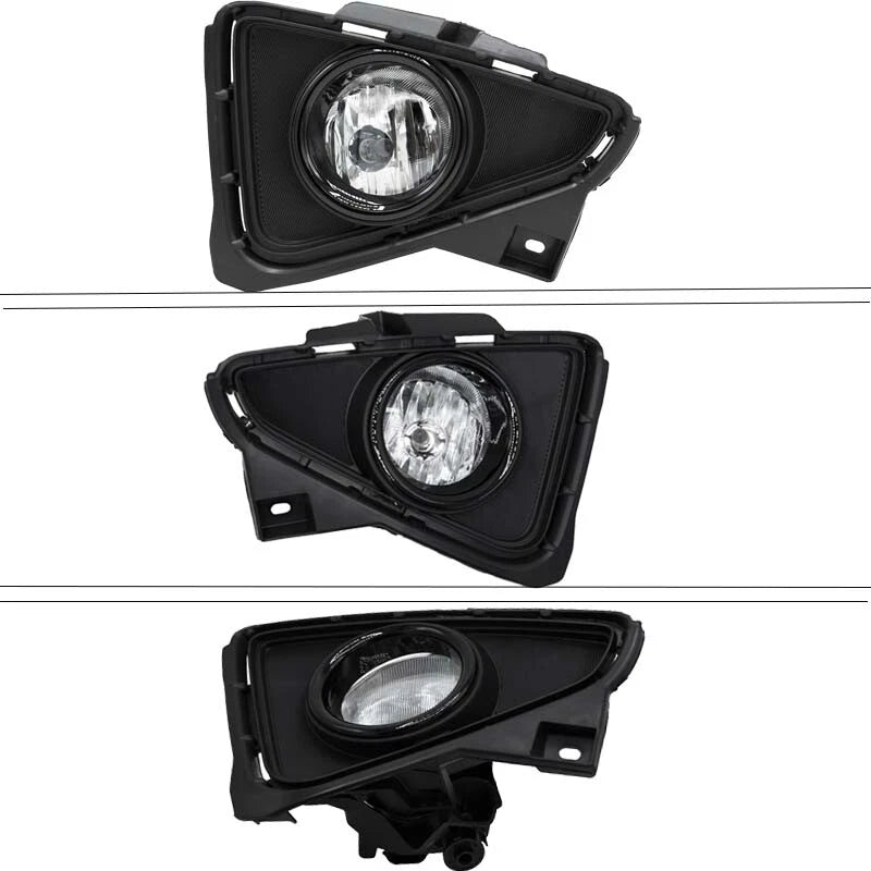 Fits 2016 2017 2018 Toyota RAV4 Front Bumper Fog Light Driving Lamp W/Cover Set