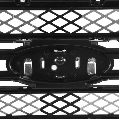 For Ford F-150 F150 2009-2013 2014 Platinum Brushed Stain Aluminum Front Grille