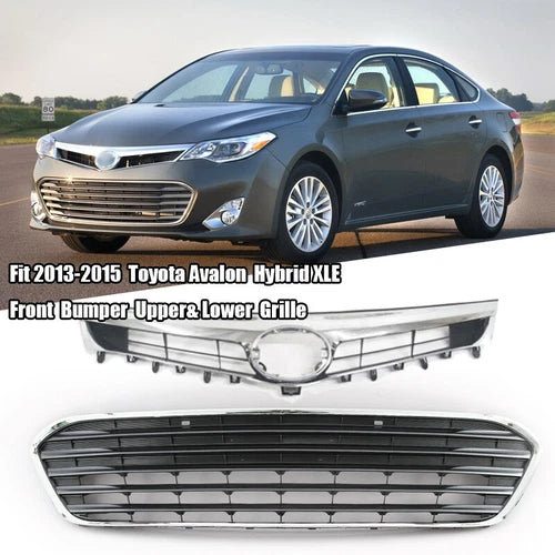 2013–2015 Toyota Avalon Chrome Upper & Lower Grille Set