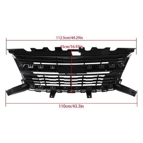 For 2015-2020 Chevrolet Colorado Front Upper Grille Grill W/Chrome Trim 84408363