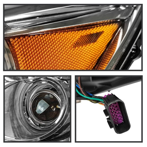 Fit 2010 2011 2012 2013 Buick LaCrosse HID Headlights Headlamps Left+Right Pair