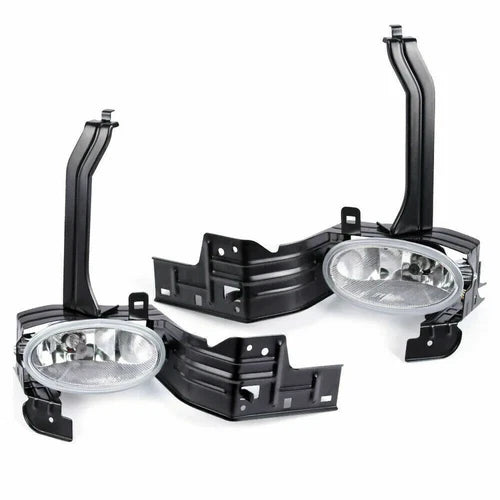 For Honda Accord 2008-2010 Front Bumper Upper Grille Fog light Kit &Bracket 7PCS